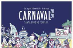CARTEL CARNAVAL SANTA CRUZ DE TENERIFE 2020 VEKTOR